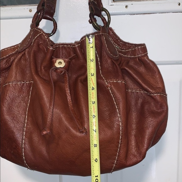 Lucky Brand Vtg Leather Hobo Shoulder Bag - Picture 7 of 11